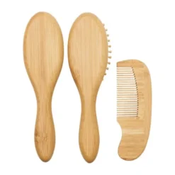 Meyco Kapset - 3-Delig - Bamboe - Stripe Natural/Walnut