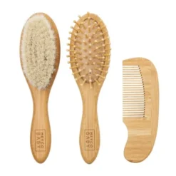 Meyco Kapset - 3-Delig - Bamboe - Stripe Natural/Walnut