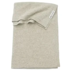 Meyco Knit Basic Wiegdeken - Sand Melange