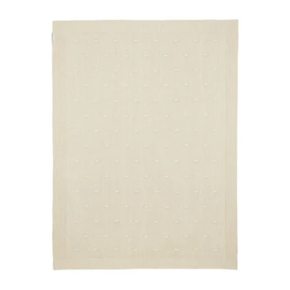 Meyco Ledikantdeken Knots - 100 x 150 cm - Soft Sand