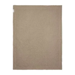 Meyco Ledikantdeken - Waffle Cotton - Olive Green - 100x150 cm
