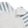 Meyco Mouwslab - Fat Stripe - Jeans Blue - 1-pack