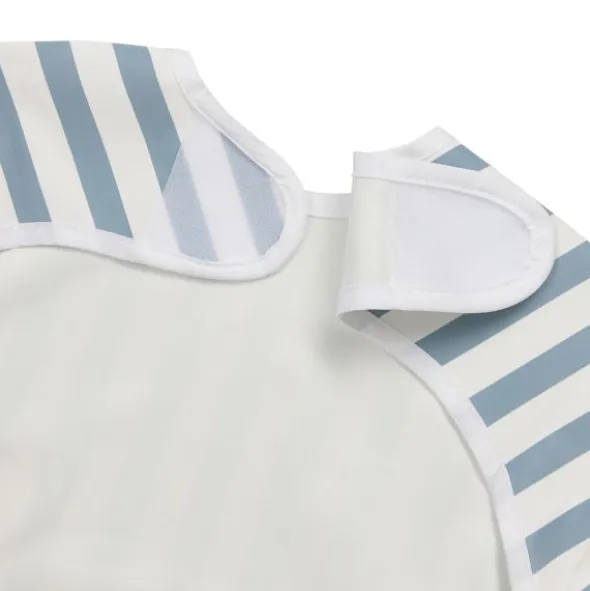 Meyco Mouwslab - Fat Stripe - Jeans Blue - 1-pack