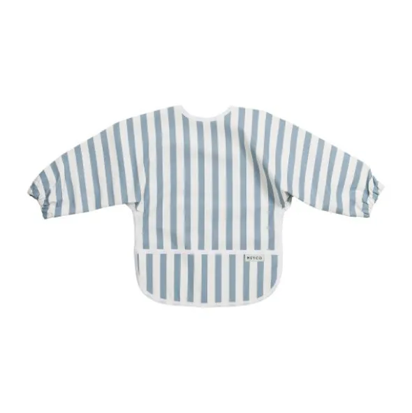 Meyco Mouwslab - Fat Stripe - Jeans Blue - 1-pack
