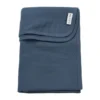 Meyco Pure Deken Gebreid - 100 x 150 cm - Jacquard - Indigo