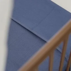 Meyco Pure Deken Gebreid - 100 x 150 cm - Jacquard - Indigo