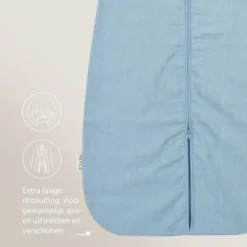 Meyco Studio Slaapzak - Ongevoerd Linnen - Taupe - 110 cm