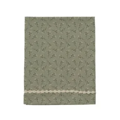 Mies & Co Daisies Ledikantlaken - 110 x 140 cm - Teagreen