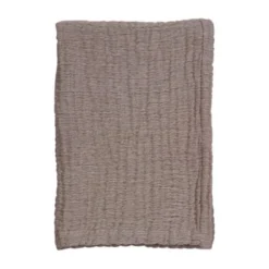 Mies & Co Mousseline Wiegdeken Soft Dark Brown 75 x 100 cm