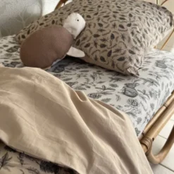 Mies & Co Soft Teddy Blanket Big - Cozy Cottage Humus - 110 x 140 cm