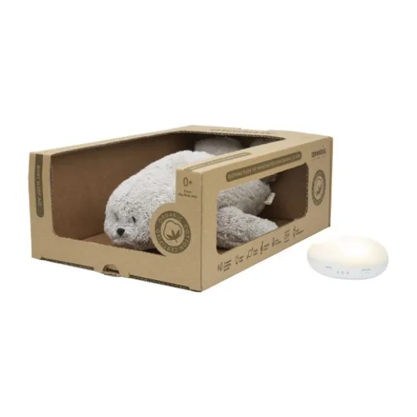 Moonie The Humming Seal Slaapknuffel - Gray