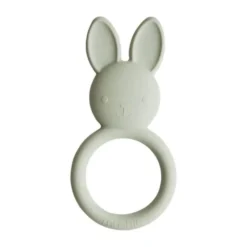 Mushie Bunny Bijtring Sage
