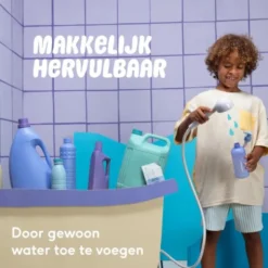 Naïf Pump Bottle + Wash Gel Navulpoeder
