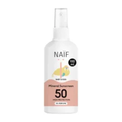 Naïf Zonnebrandspray Voor Baby & Kind - SPF 50 - 100 ml