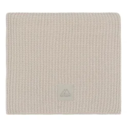 Nanami Babydeken Rib Knit Double - Beige - 75 x 100 cm