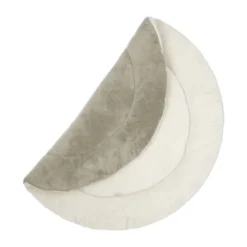 Nanami Boxkleed Rond - 96 cm - Bamboe - Earth Naturel