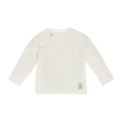 Nanami Top - Mouselin - Maat 50/56 - Stripe Off-White/Beige