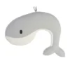 Nanami Voedingskussen - Momo the Whale - Klein - Grey