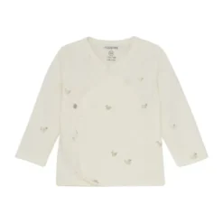 Noppies Nour Overslagshirt - Animals Pattern - Maat 44 - Offwhite
