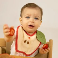 Oli & Carol Slabbetje - Pepa The Apple - Beige/Roze