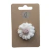 Ootje Kadootje Babyhaarclipje Vilten Bloem - Ivoor