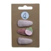 Ootje Kadootje Babyhaarclipjes - 3 Stuks - Fruit Perzik/Roze/Nude