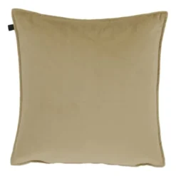 Overseas Middlestitch Kussen- 45 x 45 cm - Velours – Beige