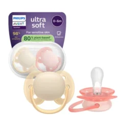 Philips Avent Ultra Soft Fopspeen - 6-18 Mnd - 2 Stuks - Plant-based
