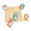Pieter Konijn Houten Inlegpuzzel - 5 Figuren