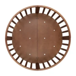 Puck Ronde Box Inclusief Matras - Walnoot