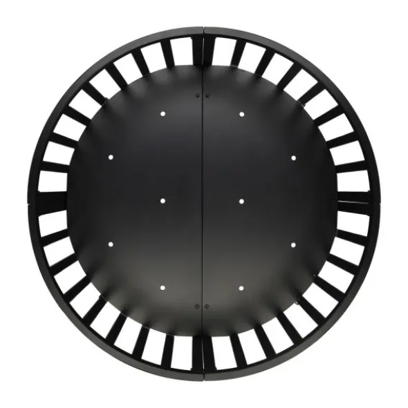 Puck Ronde Box - Zwart - Inclusief Matras