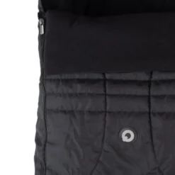 Qute Q-Cocoon Fleece Voetenzak - Zwart