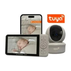 Qute Q-Connection Smart Babyfoon - Zand
