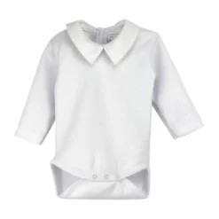Rapife Romper Lange Mouw Met Kraag Recht White Mt. 50