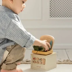 Sebra Houten Winkelweegschaal - Naturel