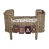 Smallstuff Poppenbed - Rosaline - Natural Seagrass