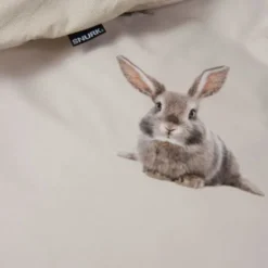 Snurk Bunny Dekbedovertrek – 140 x 200/220 cm – Beige