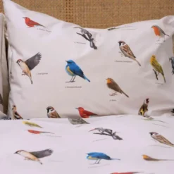Snurk Dekbedovertrek - Bird Watching - 140x200/220 cm - Beige