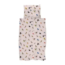 Snurk Dekbedovertrek - Bird Watching - 140x200/220 cm - Beige
