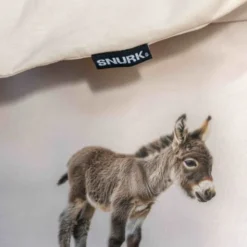 Snurk Dekbedovertrek - Donkeys - 140x200/220 cm - Inclusief 1 Kussensloop