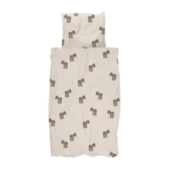Snurk Dekbedovertrek - Donkeys - 140x200/220 cm - Inclusief 1 Kussensloop