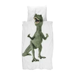 Snurk Dino Dekbedovertrek 140 x 200/220 cm