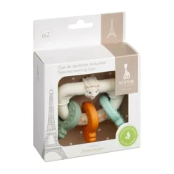 Sophie de Giraf Sleutel Bijtring in Geschenkdoosje - Beige