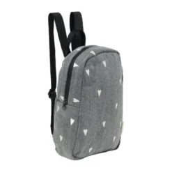 Studio Noos Mini Rugzak - Denim Grey Hearts