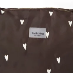 Studio Noos Puffy Luiertas - Brown Hearts