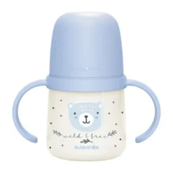 Suavinex Wild & Free Beker Met Handvaten - 150ml - 6Mnd+ - Blauw