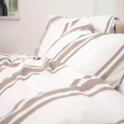 Town & Country Kinsley Dekbedovertrek - 140 x 220 cm - Taupe