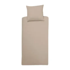 Town & Country Lugano Wafel Dekbedovertrek Zand 140 x 220 cm