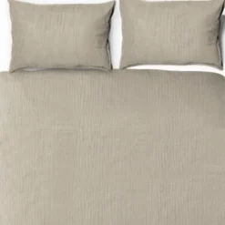 Town & Country Mousseline Dekbedovertrek - 200 x 220 cm - Zand