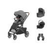 UPPAbaby Cruz V3 Kinderwagen Greyson + UPPAbaby Cruz Autostoel Adapters + Baby-Safe Pro Autostoel - Pitch Black